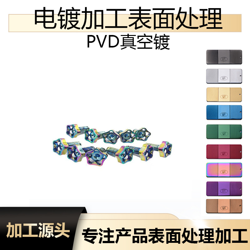 手機螺絲緊固件PVD真空電鍍